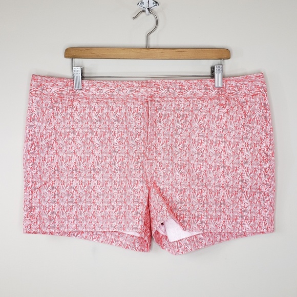 Caslon Pants - Caslon | Coral & White Print Shorts